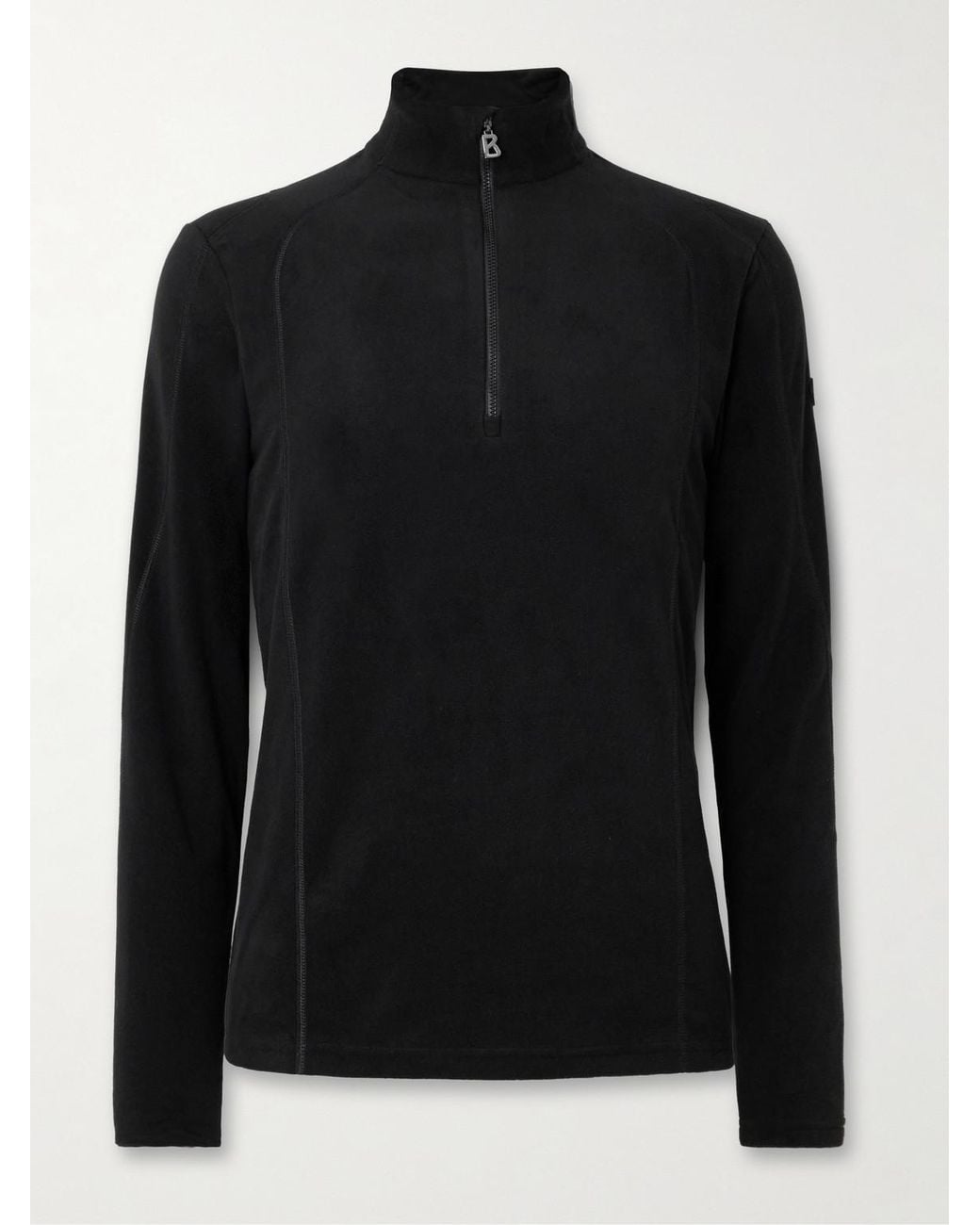 Bogner Black Harry First Stretch-fleece Ski Mid-layer for men