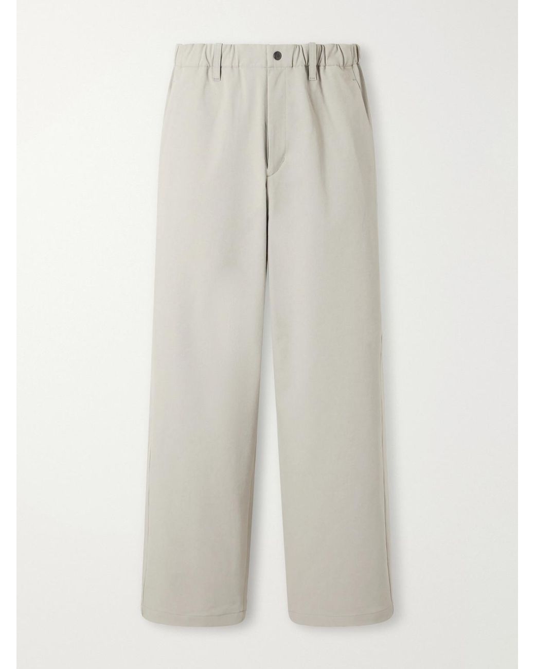 Goldwin White Straight-leg Solotex® Gabardine Trousers for men