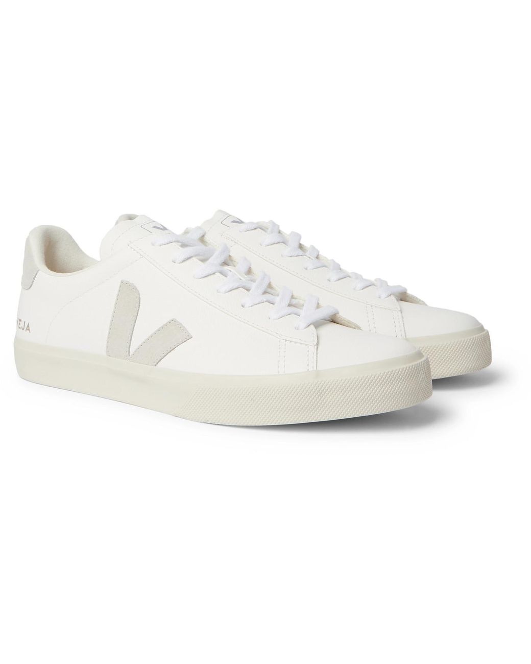 veja campo leather trainers