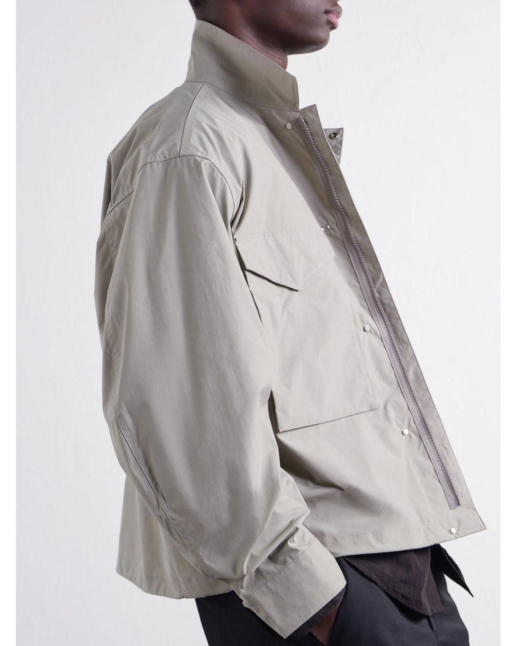 Goldwin Gray Shell Ski Jacket for men