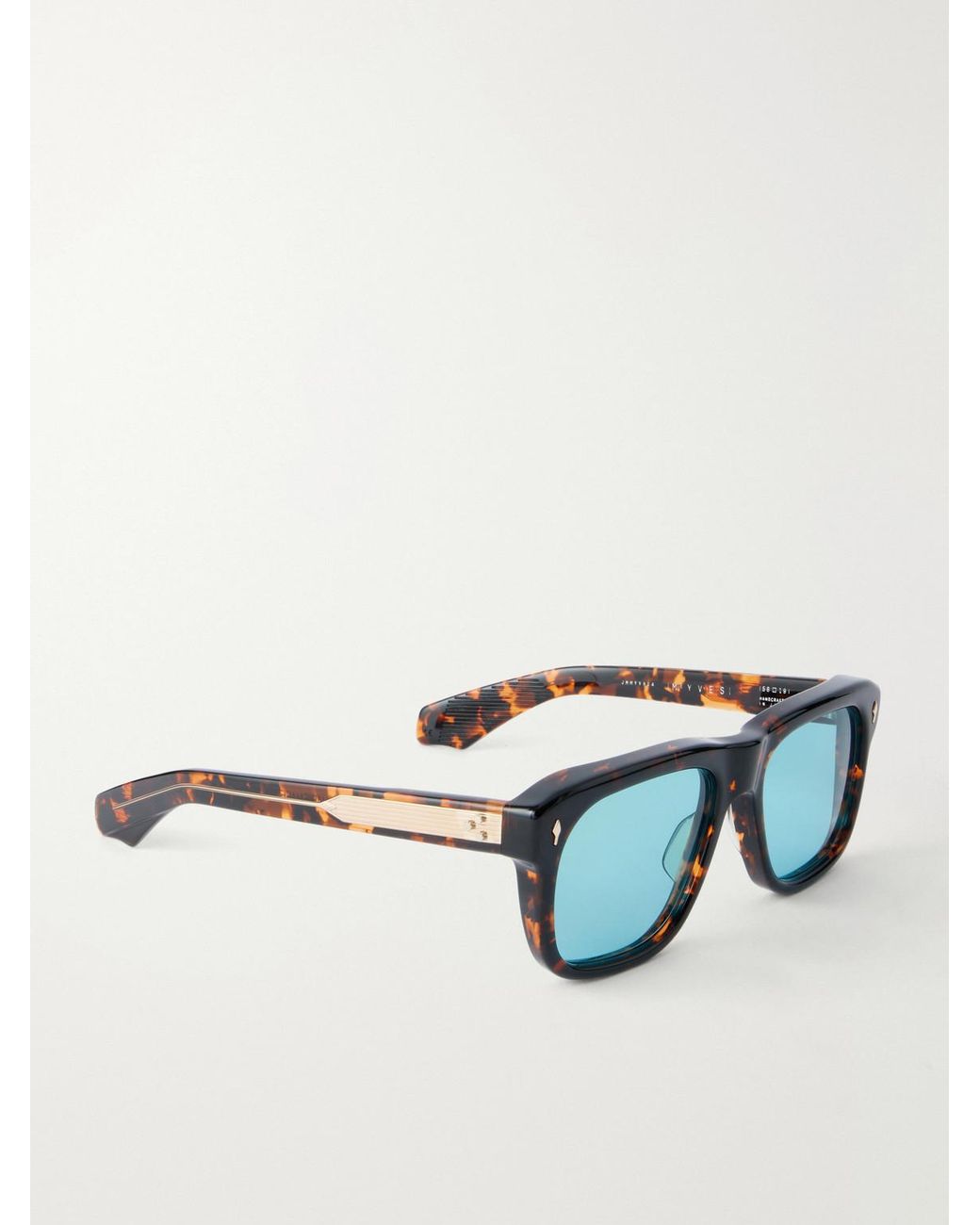 Jacques Marie Mage Blue Yves Oversized Square-Frame Acetate Sunglasses for men