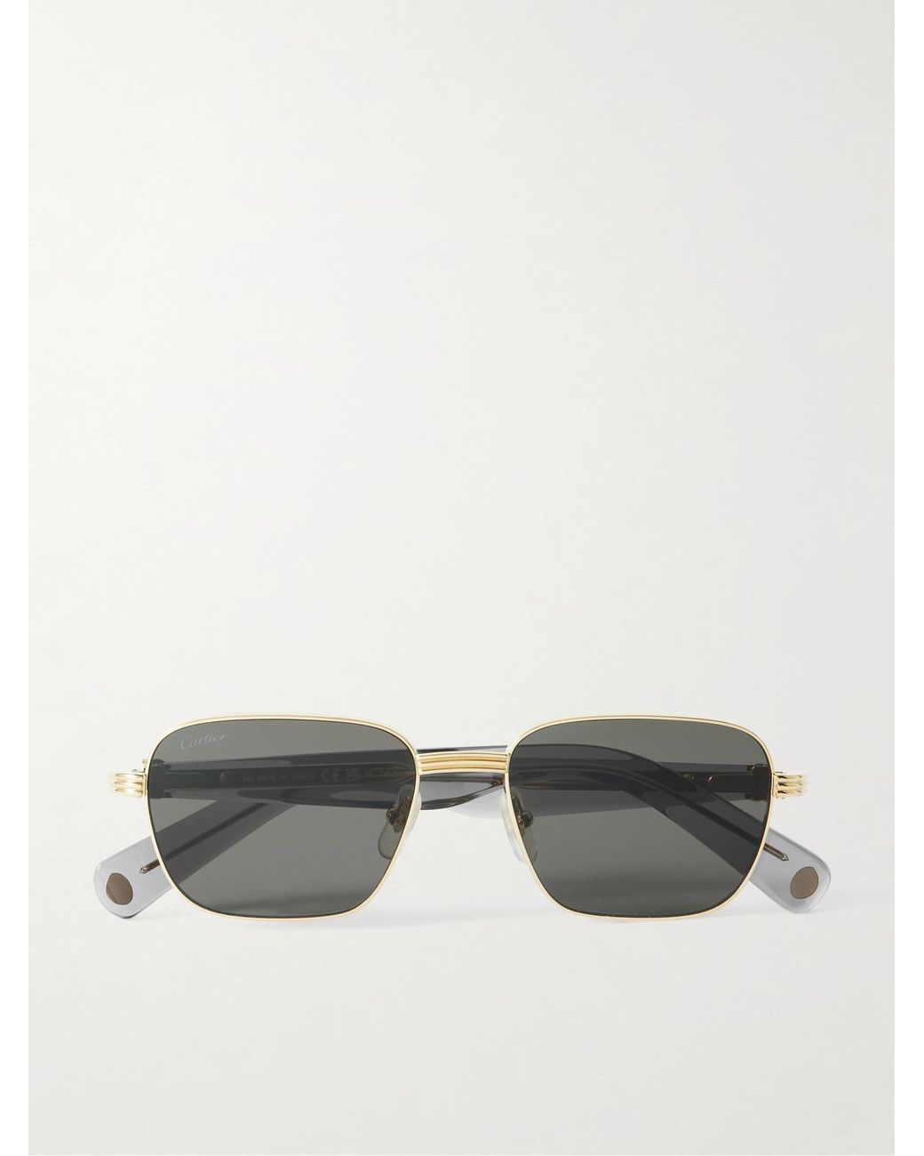 Cartier Metallic Première De Cartier D-Frame Recycled-Acetate And-Tone Metal Sunglasses for men