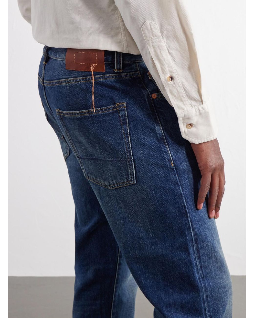 Fortela Blue John Straight-Leg Jeans for men