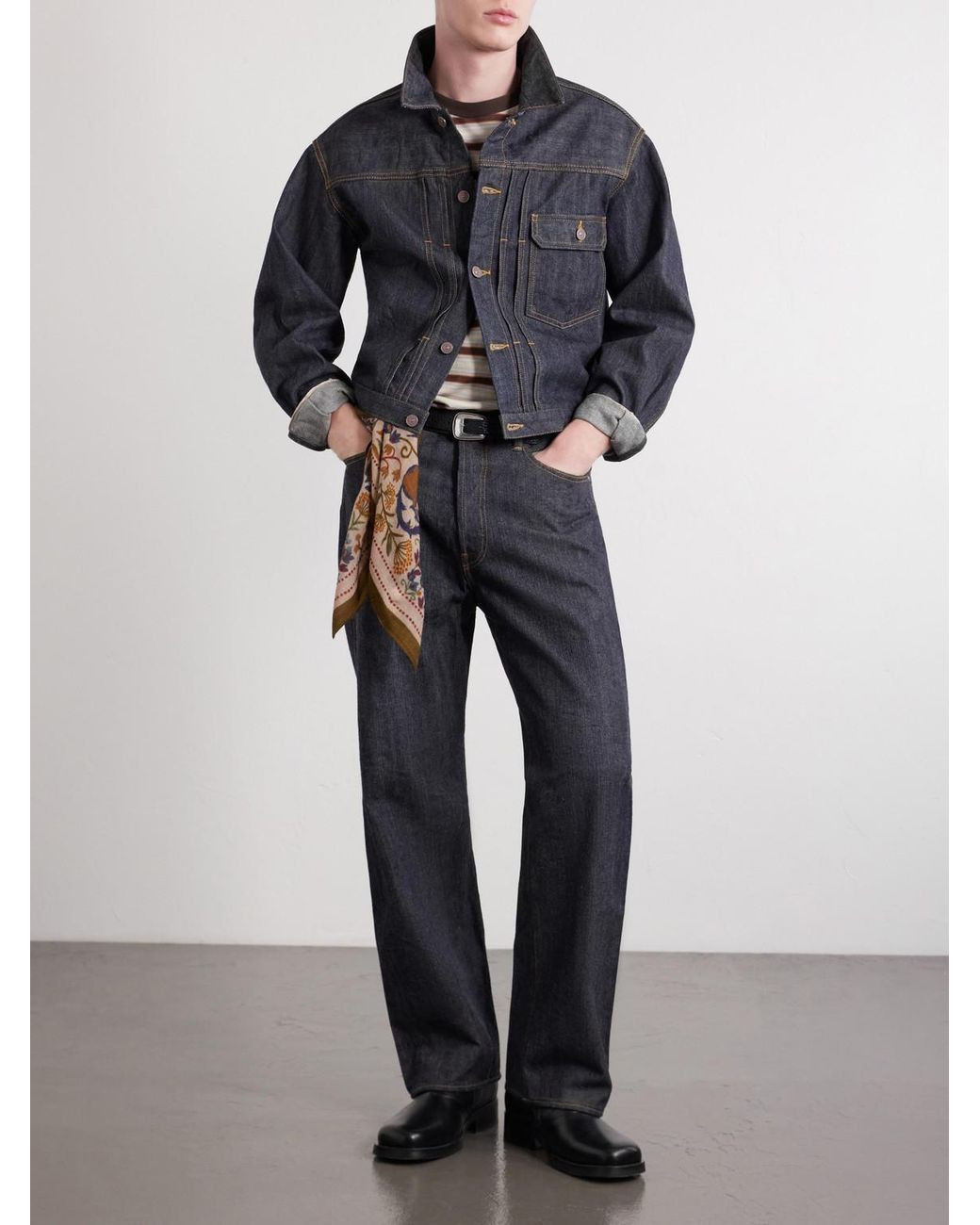 Visvim Blue Denim Jacket for men