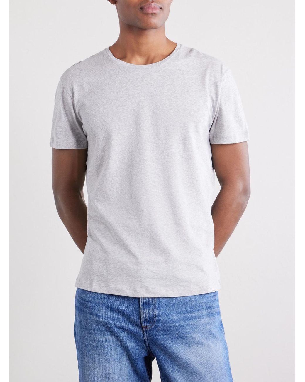 Orlebar Brown White Cotton-Jersey T-Shirt for men