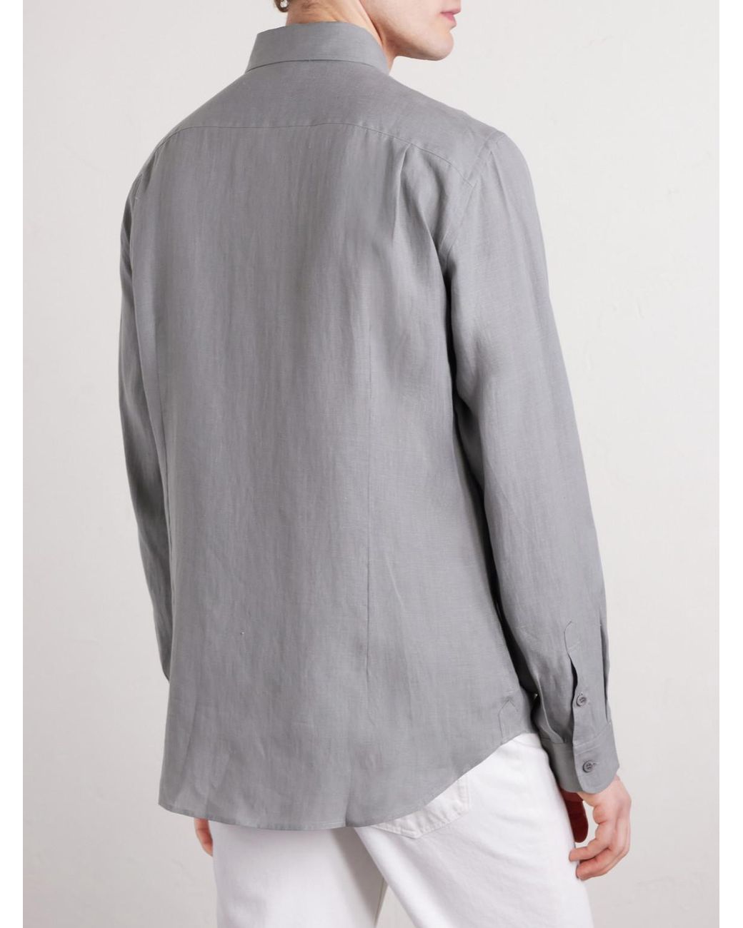 Sease Gray Hemp Shirt for men