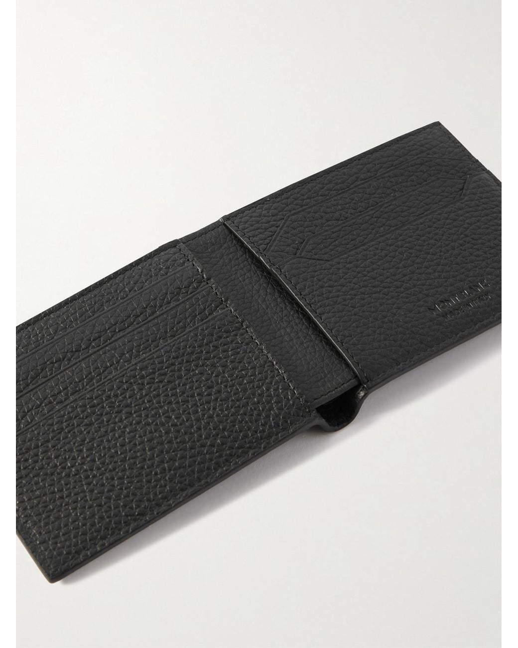 Montblanc Black Full-Grain Leather Wallet for men