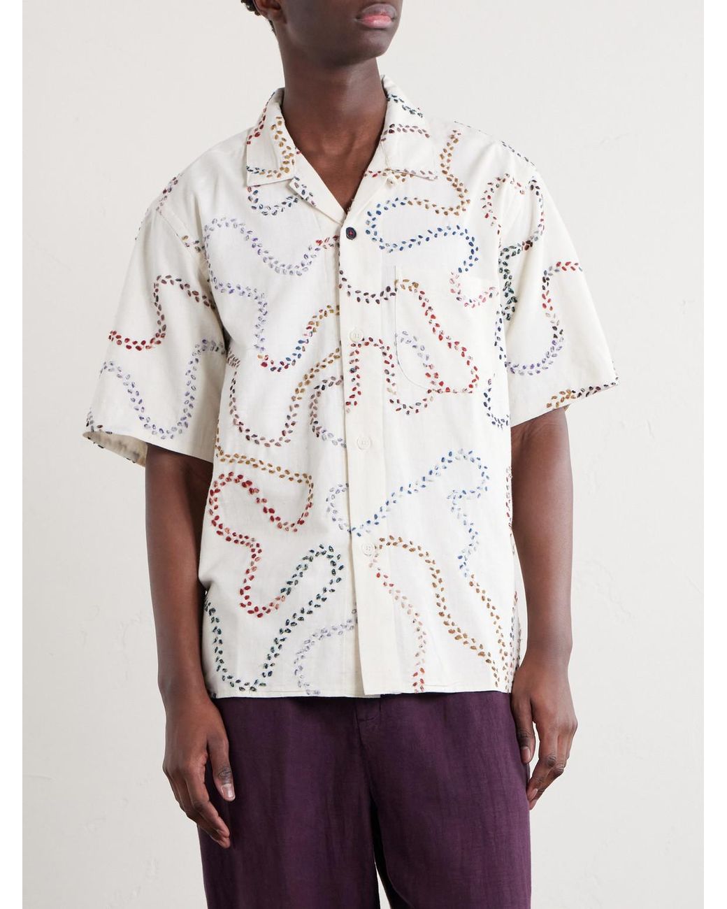Kardo White Ronen Cotton Shirt for men