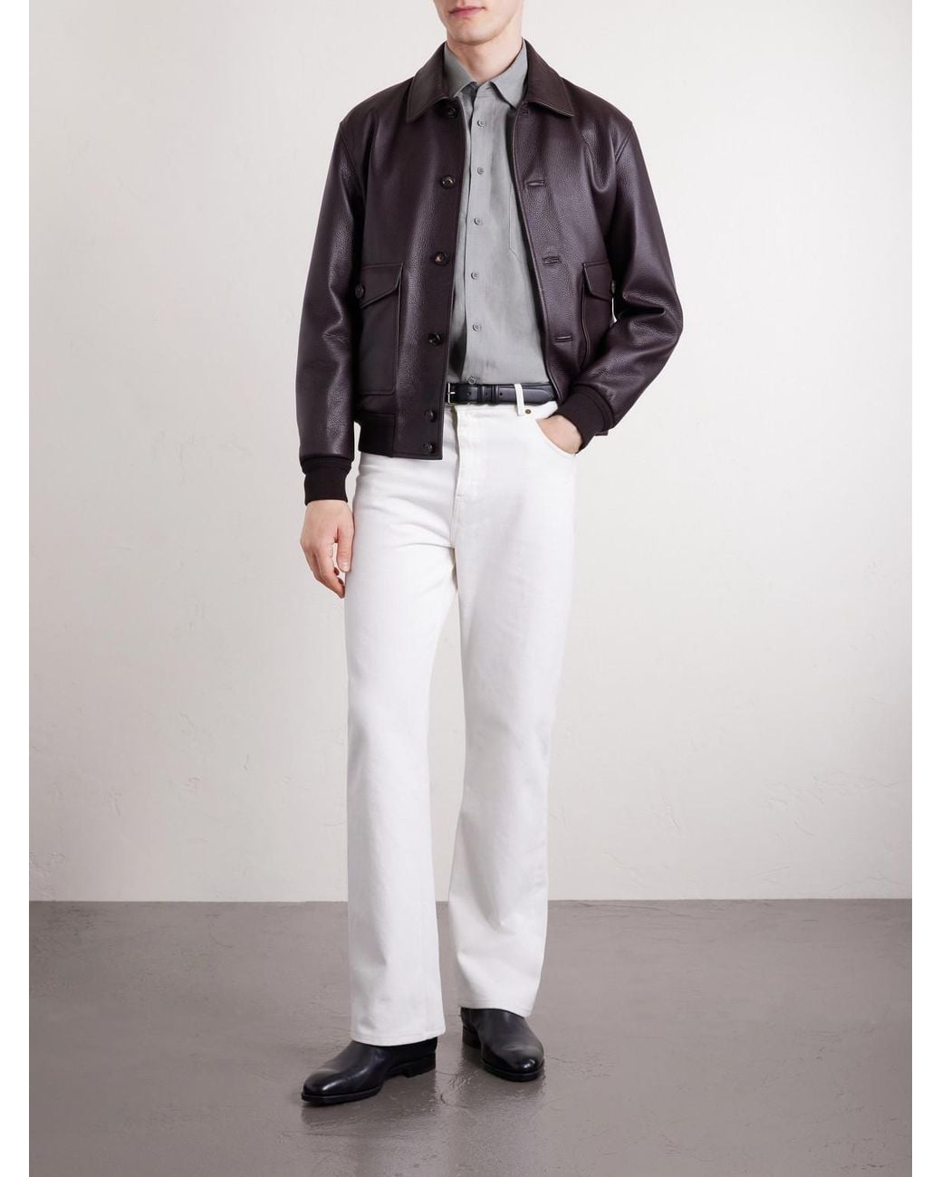Sease Gray Hemp Shirt for men