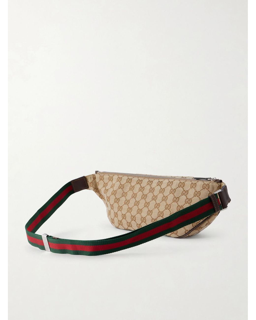 Gucci Natural Tag Canvas-jacquard Belt Bag for men