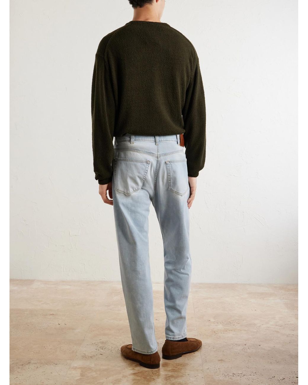 Ghiaia Blue Straight-Leg Jeans for men