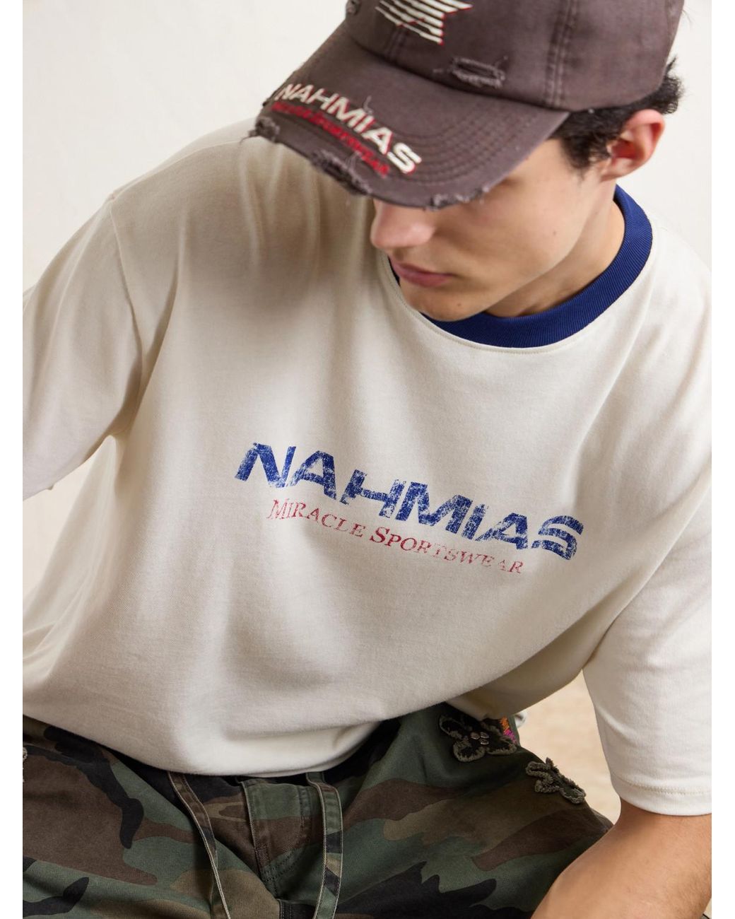 NAHMIAS White Miracle Sportwear Logo-Print Cotton-Jersey T-Shirt for men