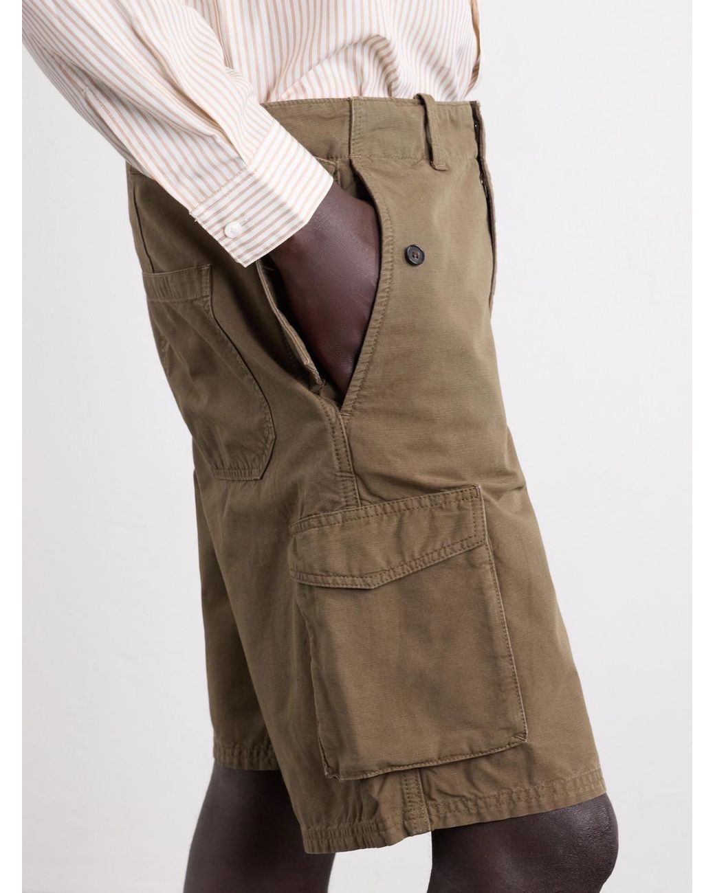Jeanerica Natural Monti Straight-Leg Cotton Shorts for men