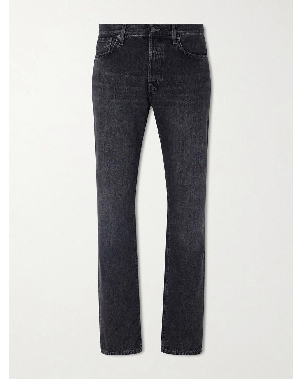 Acne Blue Straight-Leg Jeans for men