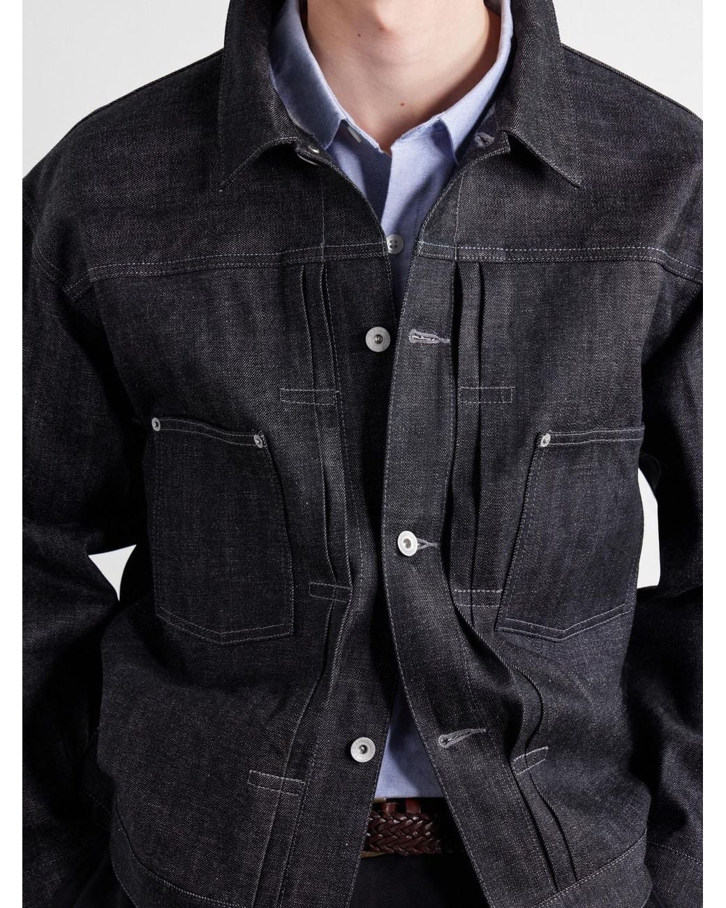 Neighborhood Black Denim Jacket for men