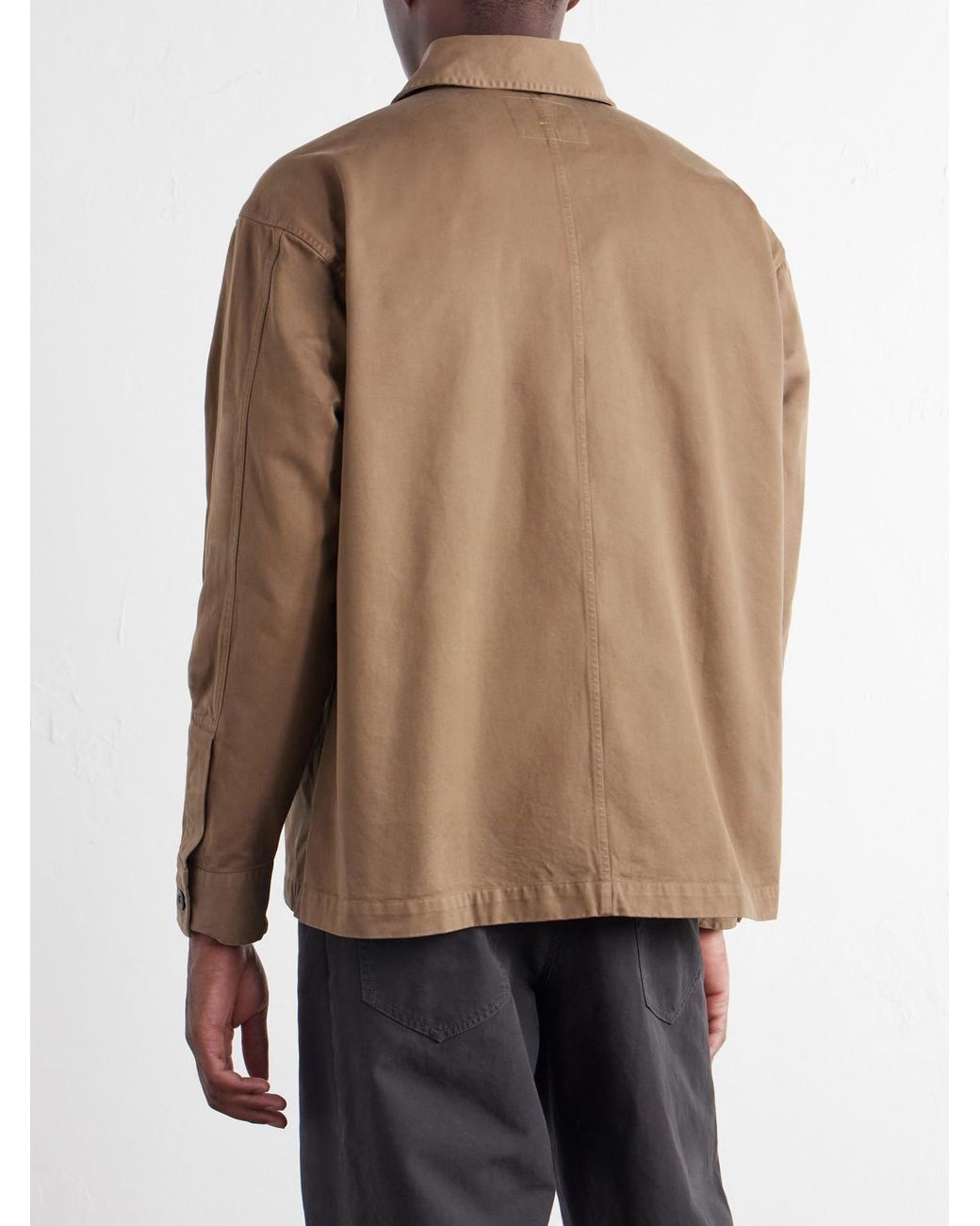 Margaret Howell Natural Mhl. Cotton-Twill Overshirt for men