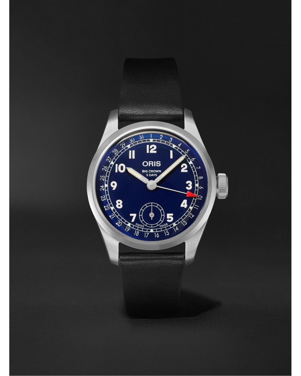 Oris Black Big Crown Pointer Date Automatic Stainless Steel Watch, Ref. 01 403 7776 4065-07 5 19 11 for men