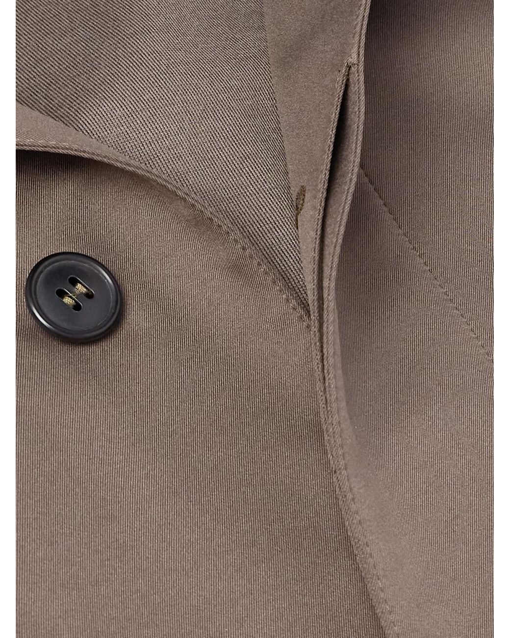Zegna Brown Motorin 300Cc Satin-Twill Jacket for men