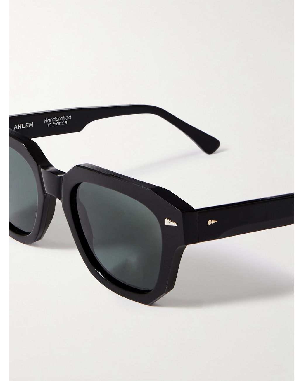 Ahlem Pont Mirabeau Square-frame Acetate Sunglasses in Black for