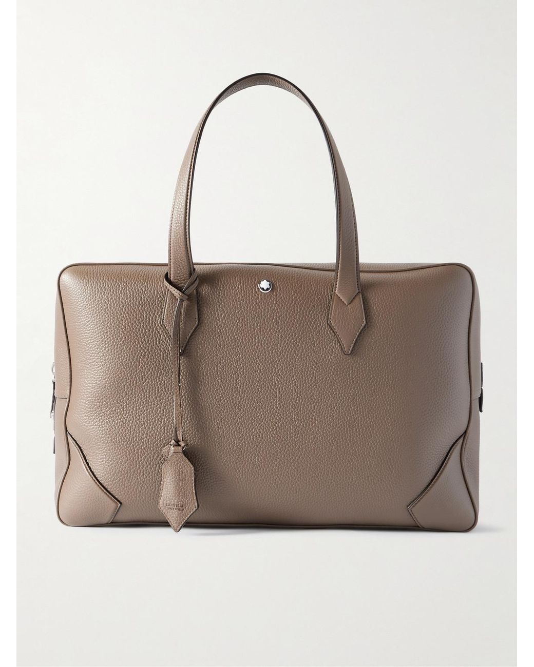 Montblanc Natural Full-grain Leather Holdall for men