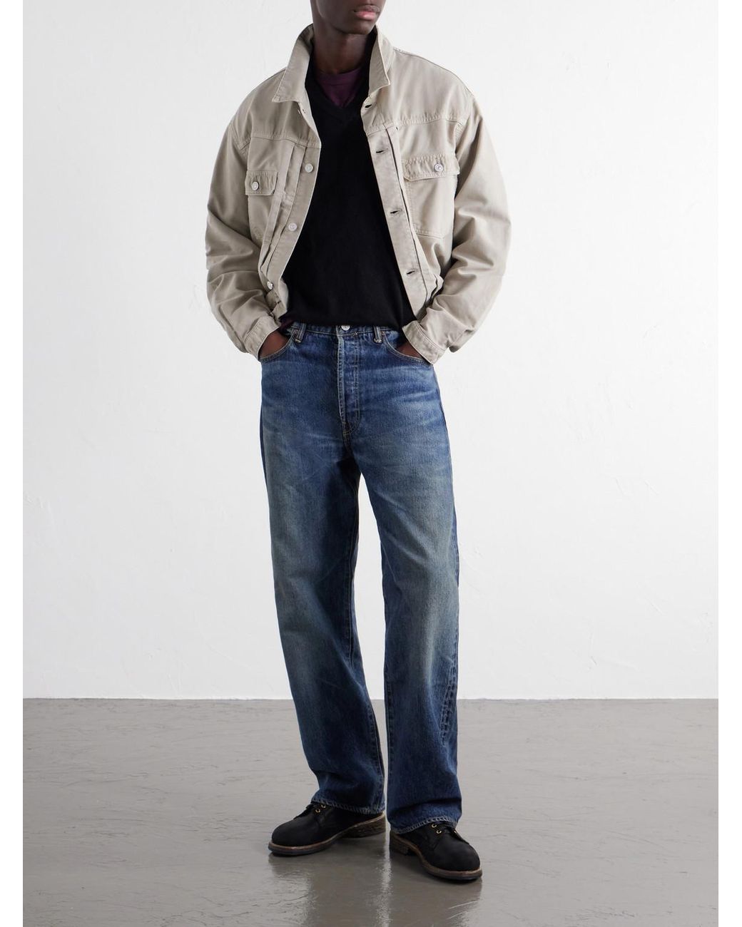 Visvim Blue Selmer Cashmere Sweater for men