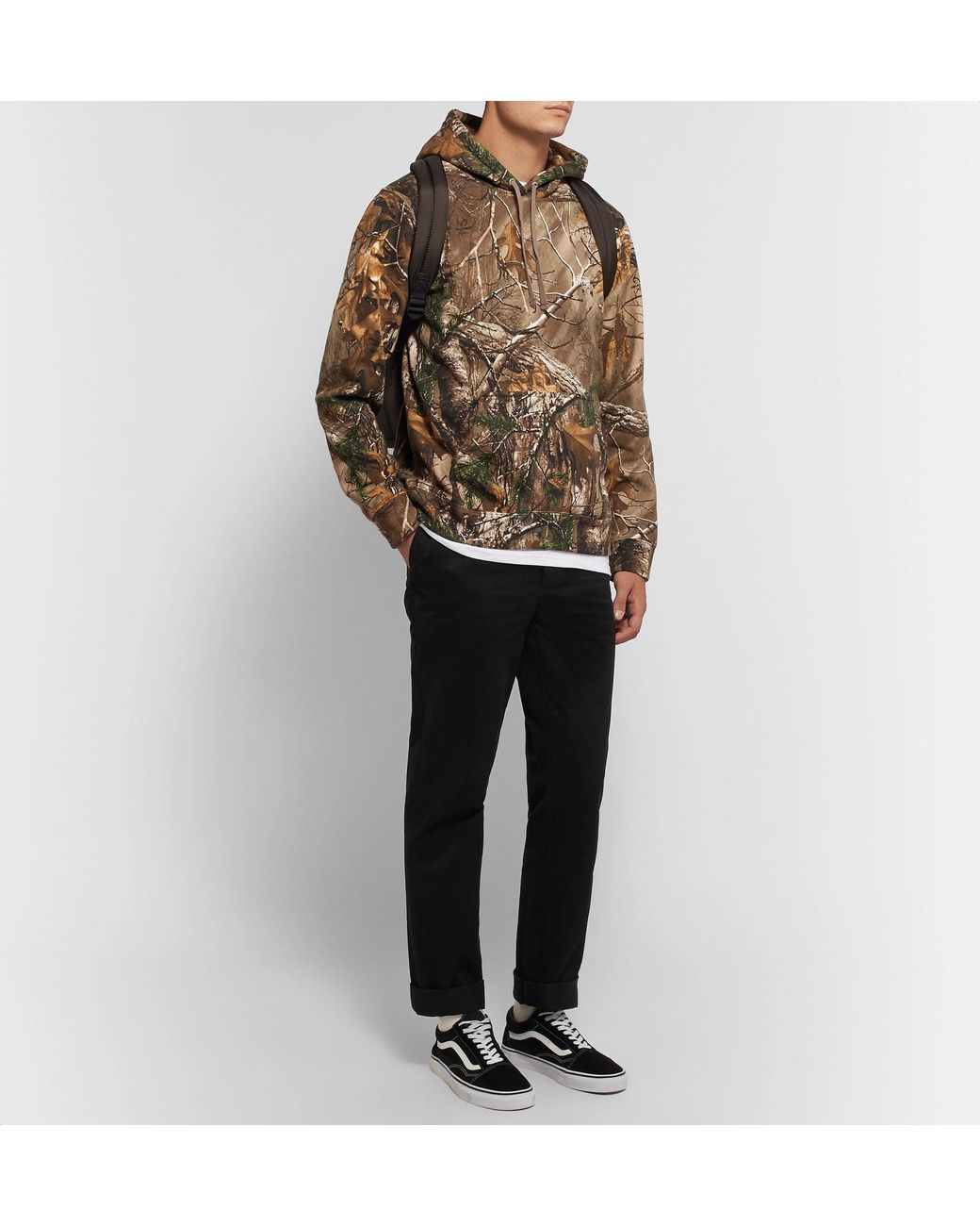 Stussy Realtree Camouflage-print Fleece-back Cotton-blend Jersey Hoodie in  Brown for Men | Lyst Canada