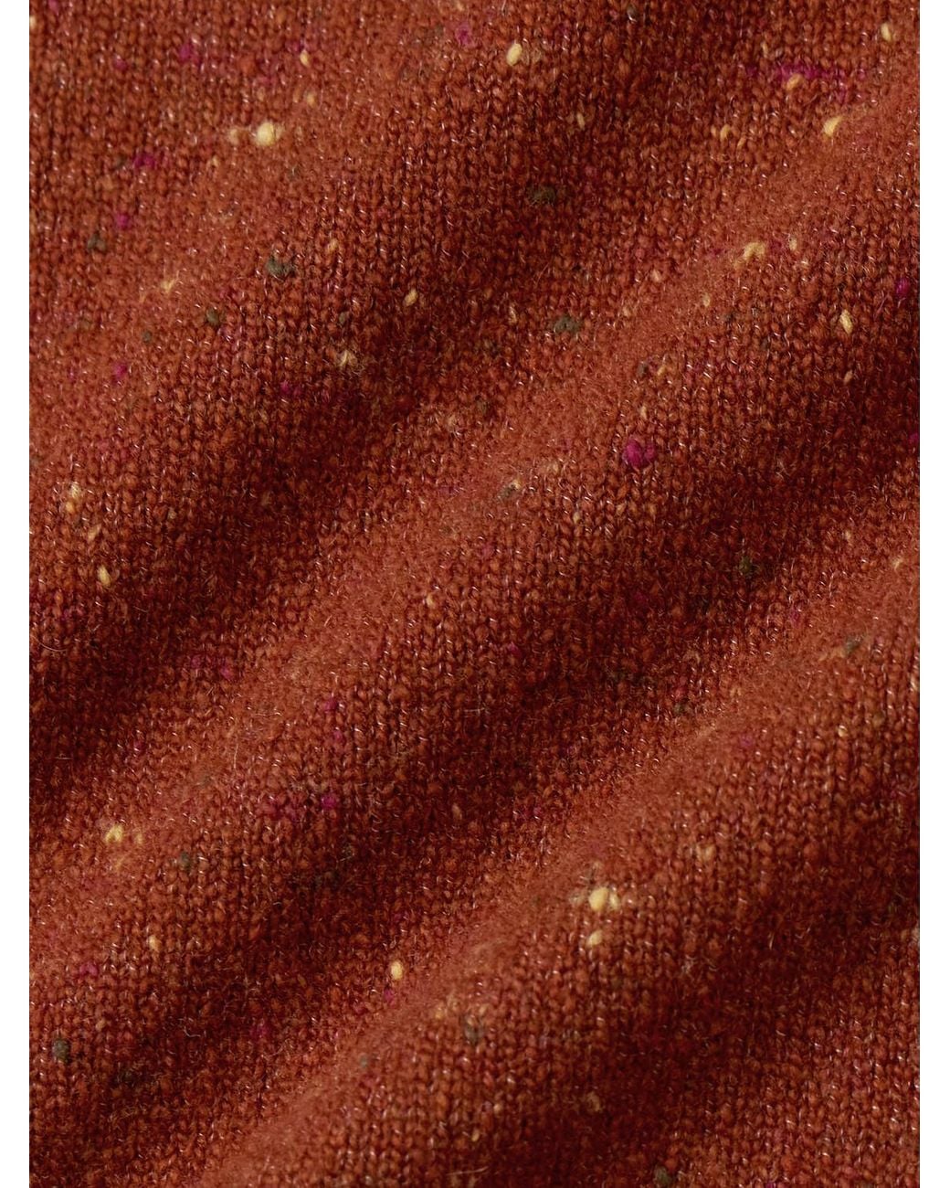 Inis Meáin Red Merino Wool And Cashmere-blend Sweater for men