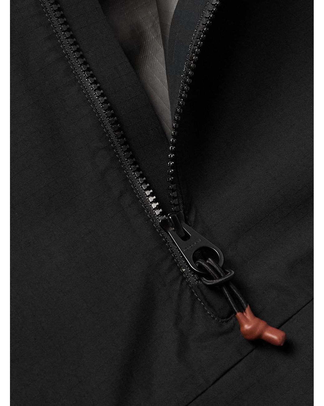 Loro Piana Black Nuptse Clima System Hooded Ski Jacket for men