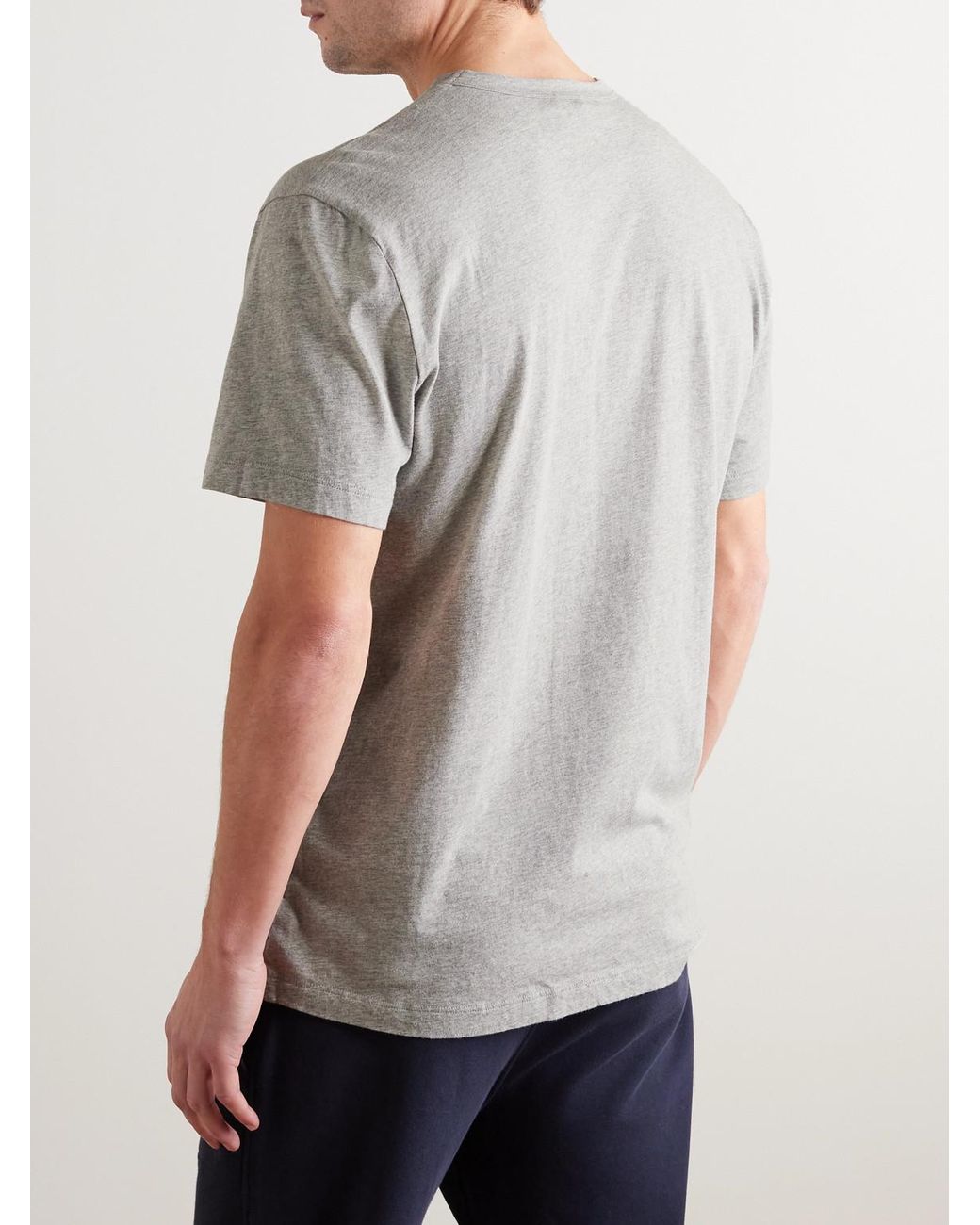 James Perse Gray Slim-Fit Cotton-Jersey T-Shirt for men