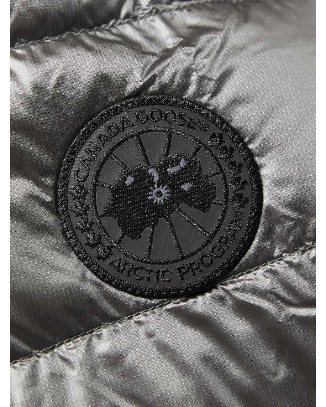 Canada Goose Crofton Slim-Fit Metallic Nylon-Ripstop Hooded Down Jacket for men