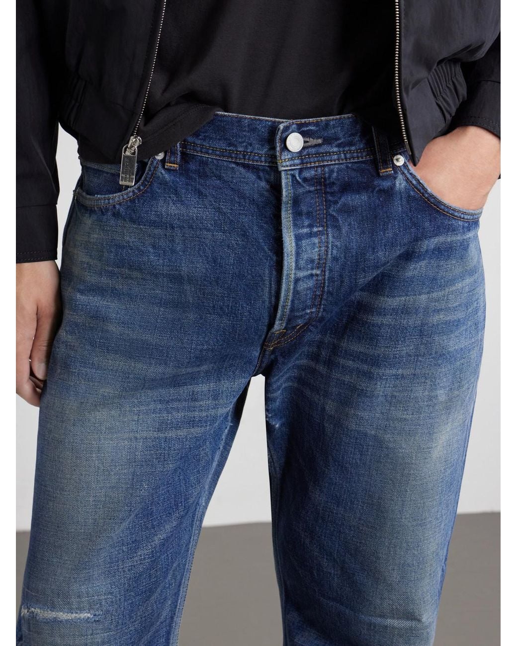 Enfants Riches Deprimes Blue Tommy Tonsil Straight-Leg Distressed Jeans for men