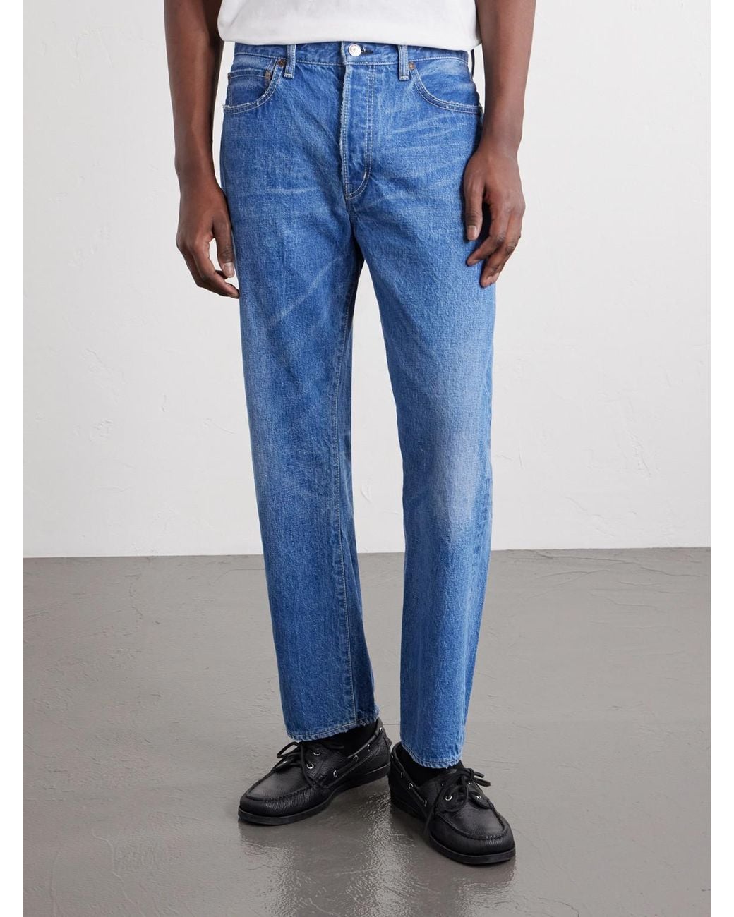 Remi Relief Blue Straight-Leg Jeans for men