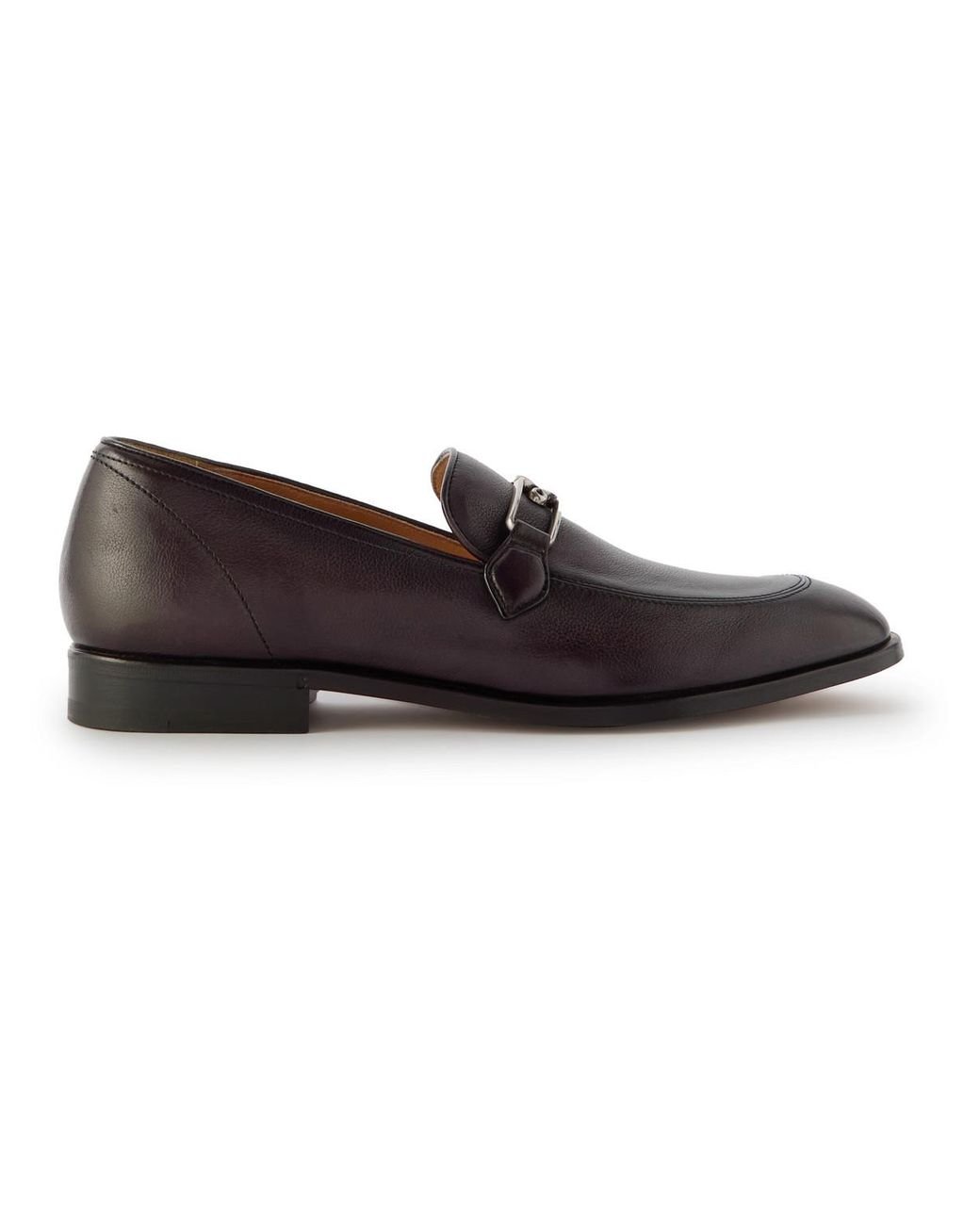 BERLUTI B Volute Patina Leather Loafer