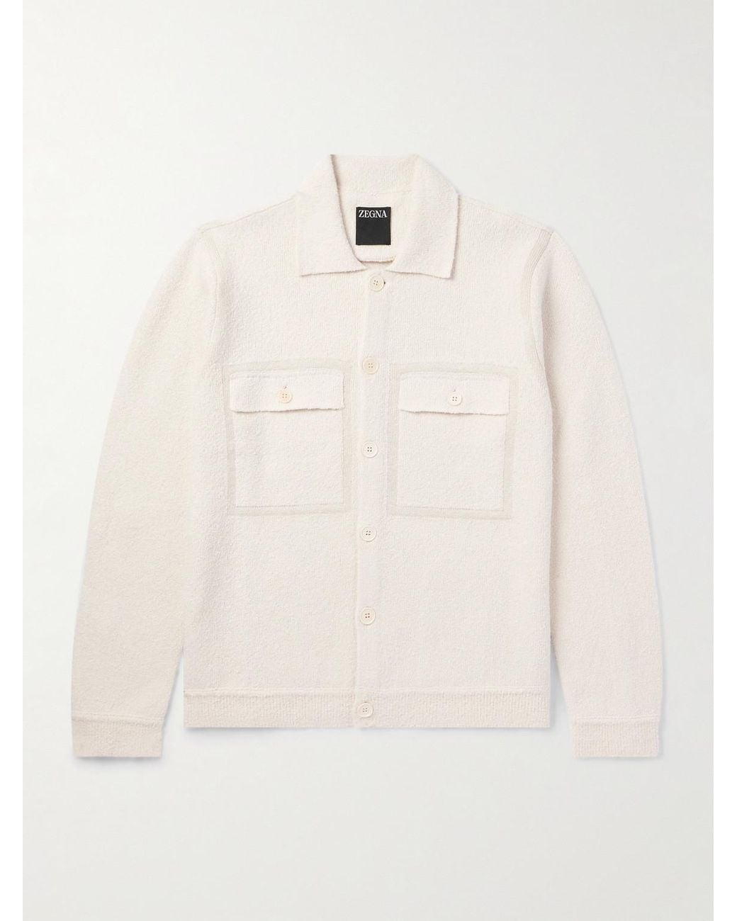 Zegna Natural Terry Overshirt for men