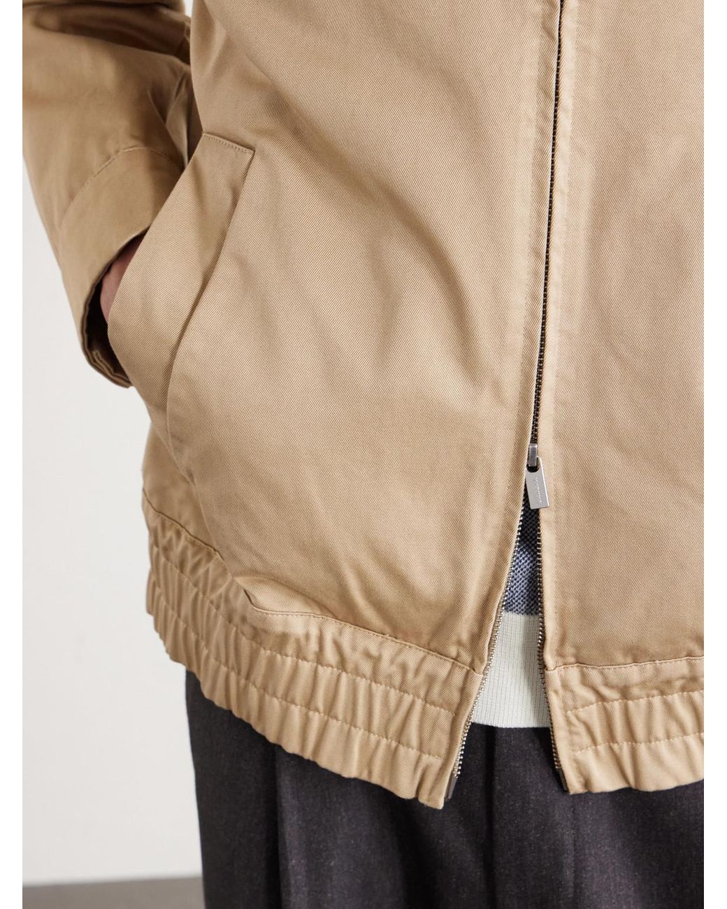 Barena Natural Cotton-gabardine Blouson Jacket for men