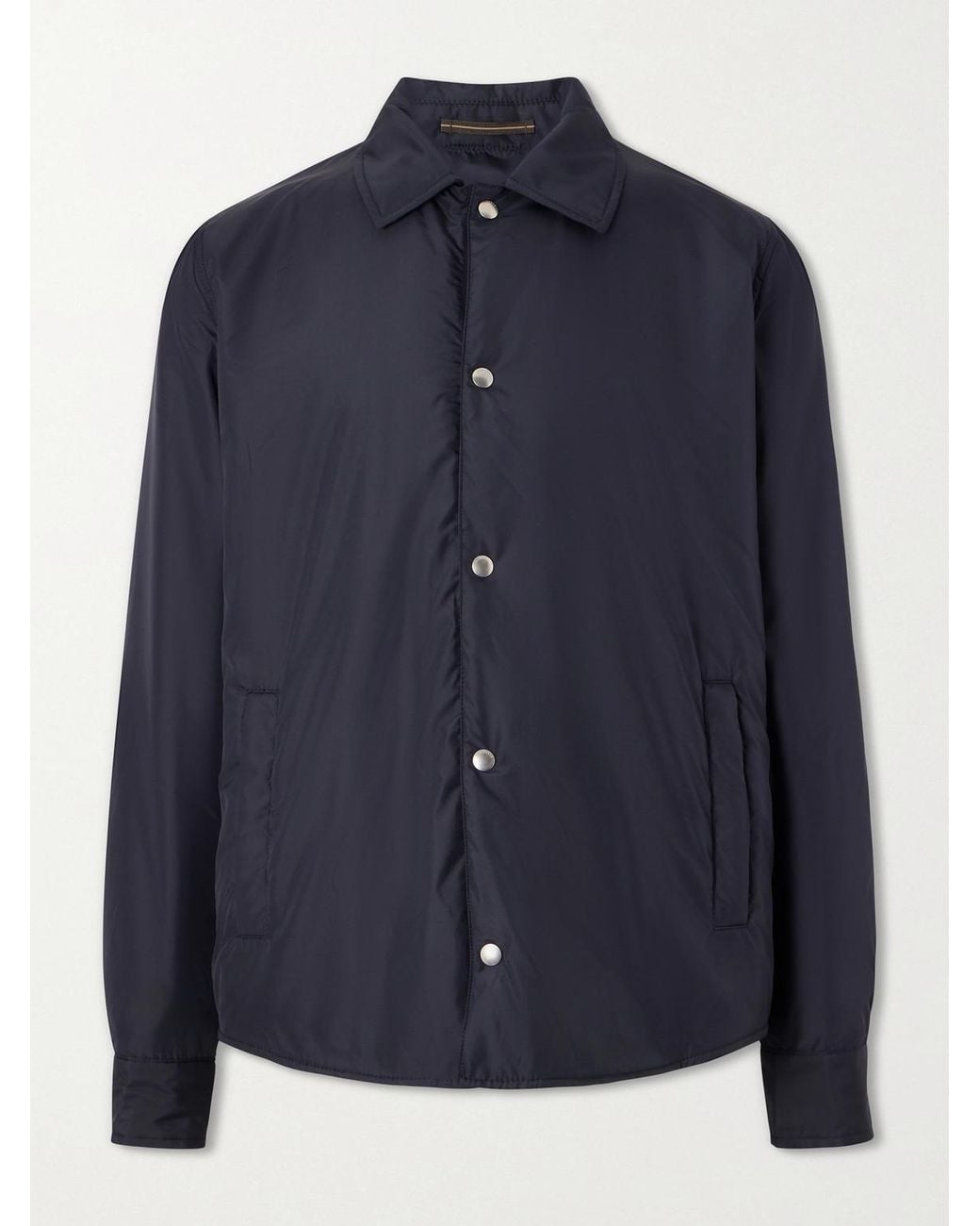 Slowear Blue Montedoro Teknosartorial Shell Jacket for men