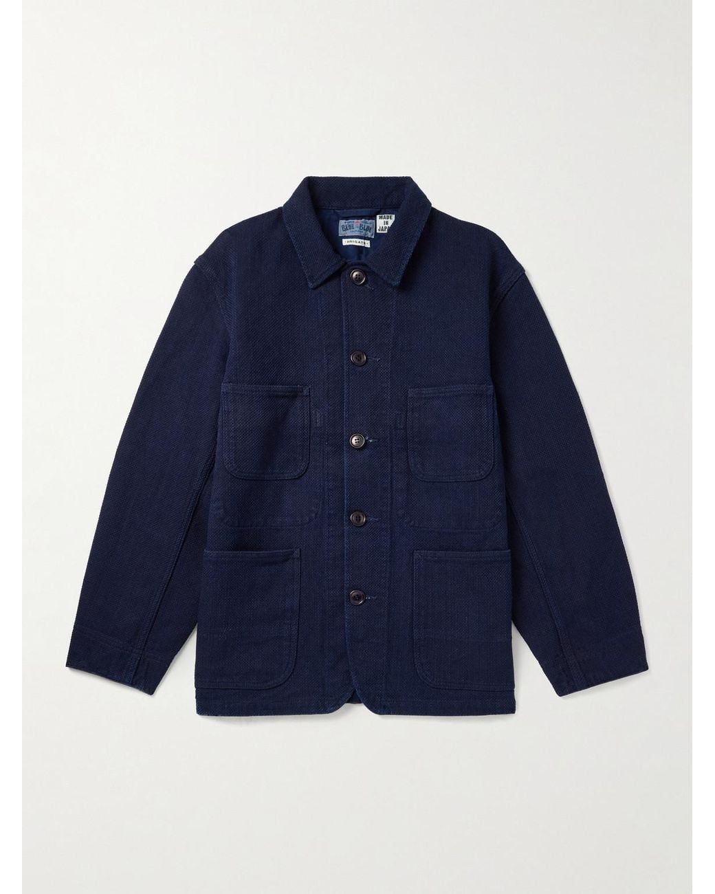 Blue Blue Japan Blue Sashiko Cotton Jacket for men