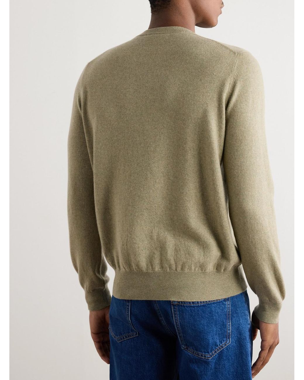 Loro Piana Natural Slim-Fit Baby Cashmere Sweater for men
