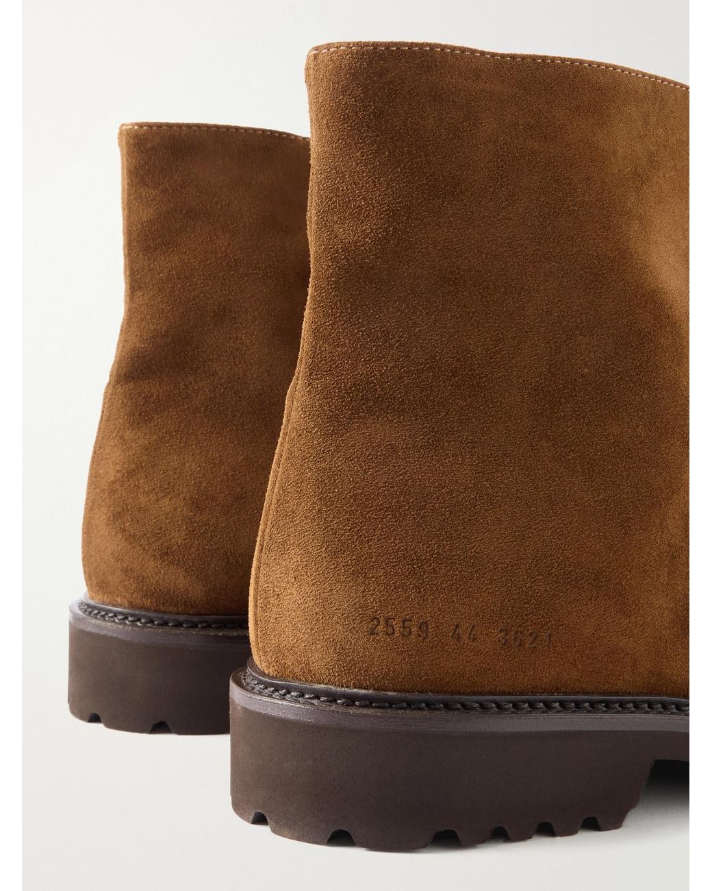 Common Projects Brown Piuma Suede Boots for men