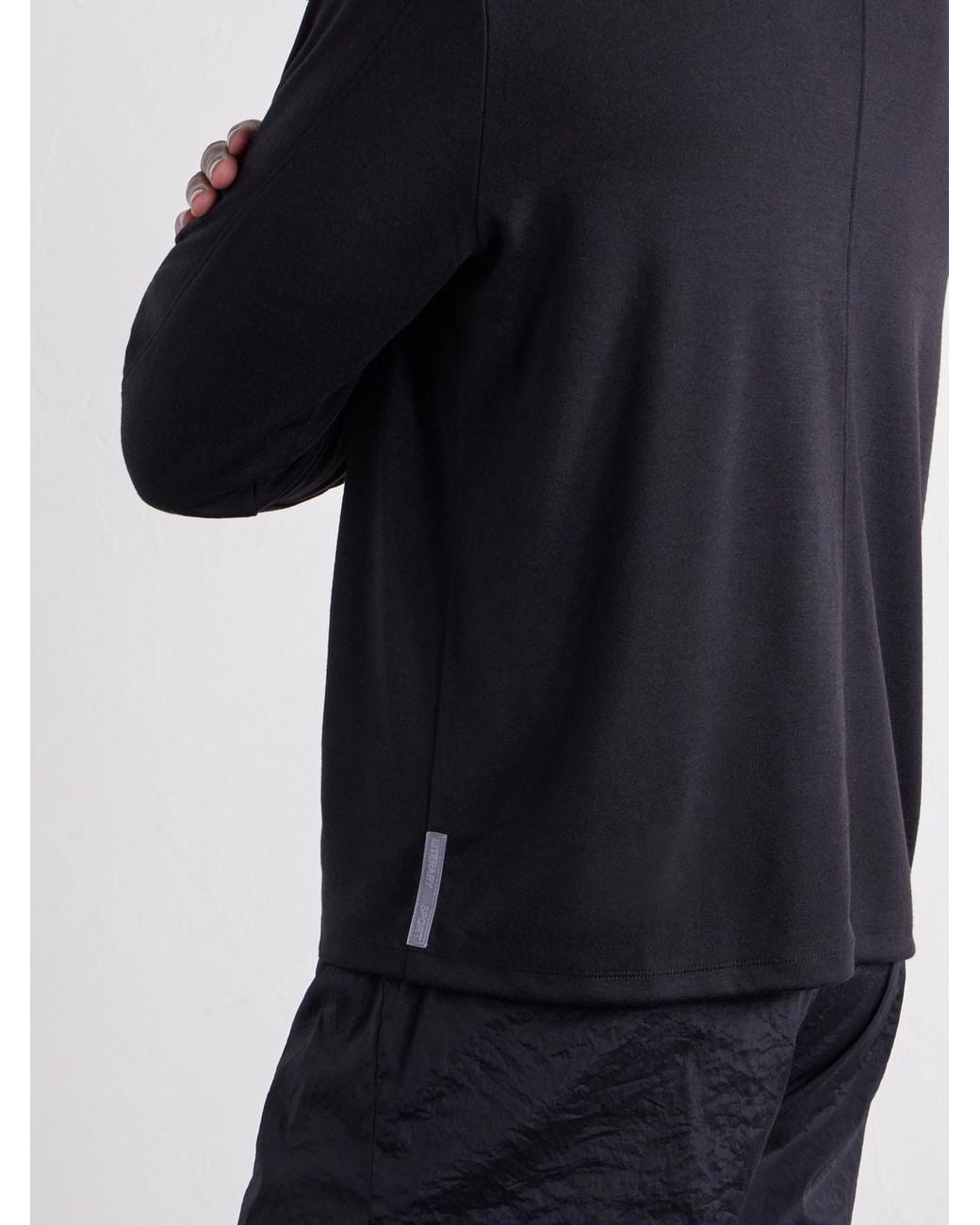 Literary Sport Blue Walker Wool And Coolmax-Blend Running Jacket for men