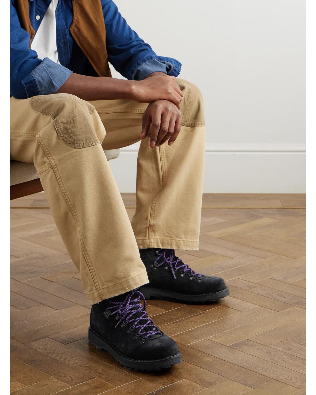 Diemme Black Roccia Vet Suede Boots for men