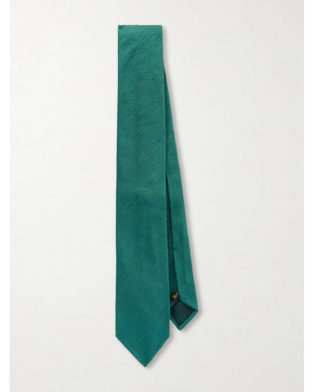 Rubinacci Green 9Cm Silk Tie for men