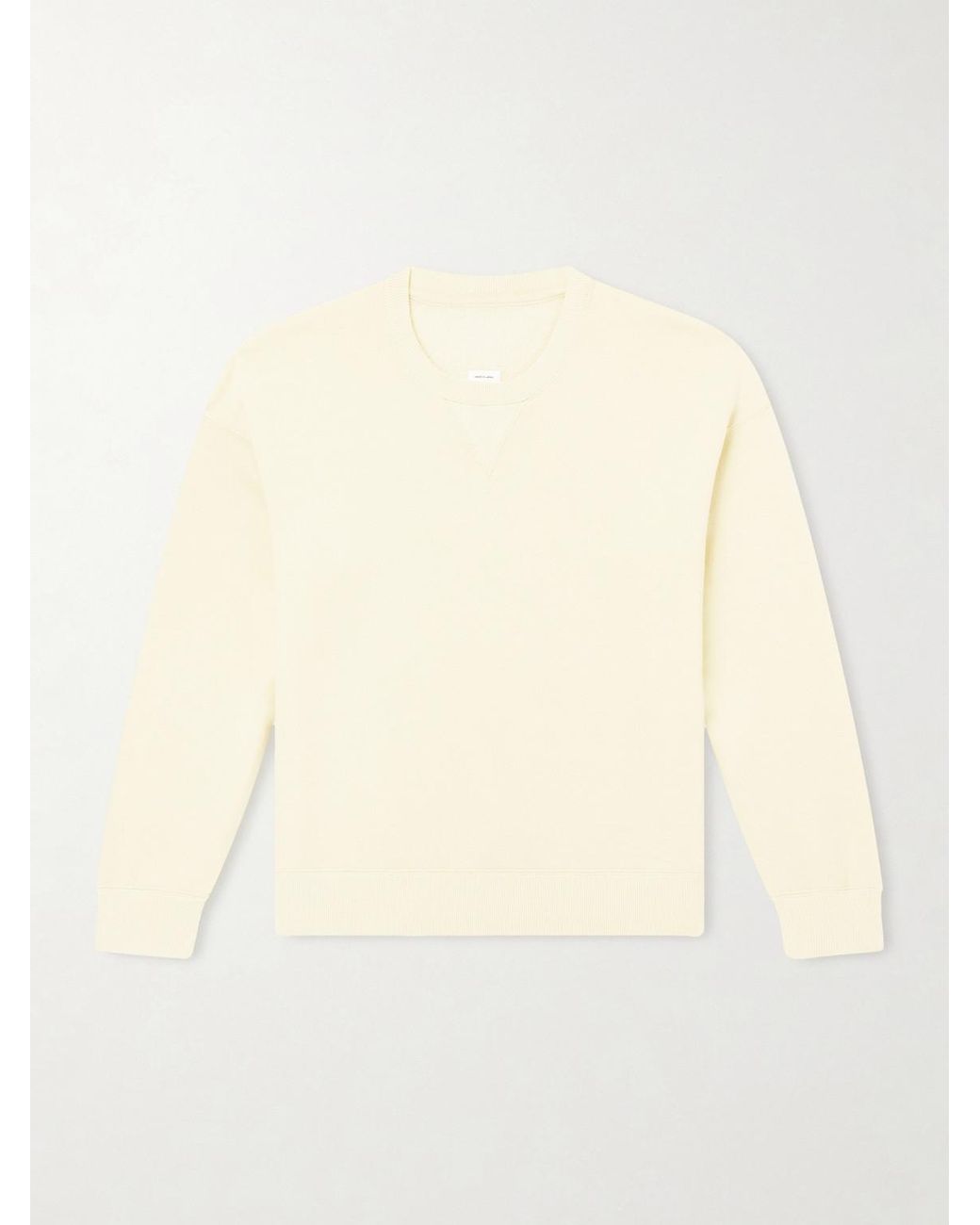 Visvim Natural Jumbo Sb Wool And Cotton-Blend Jersey Sweatshirt for men