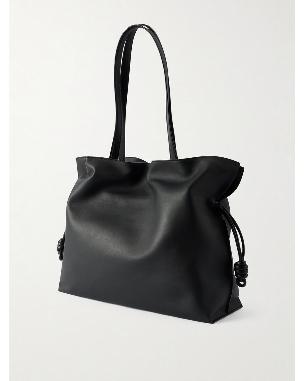 Loewe Black Xl Flamenco Leather Tote Bag for men