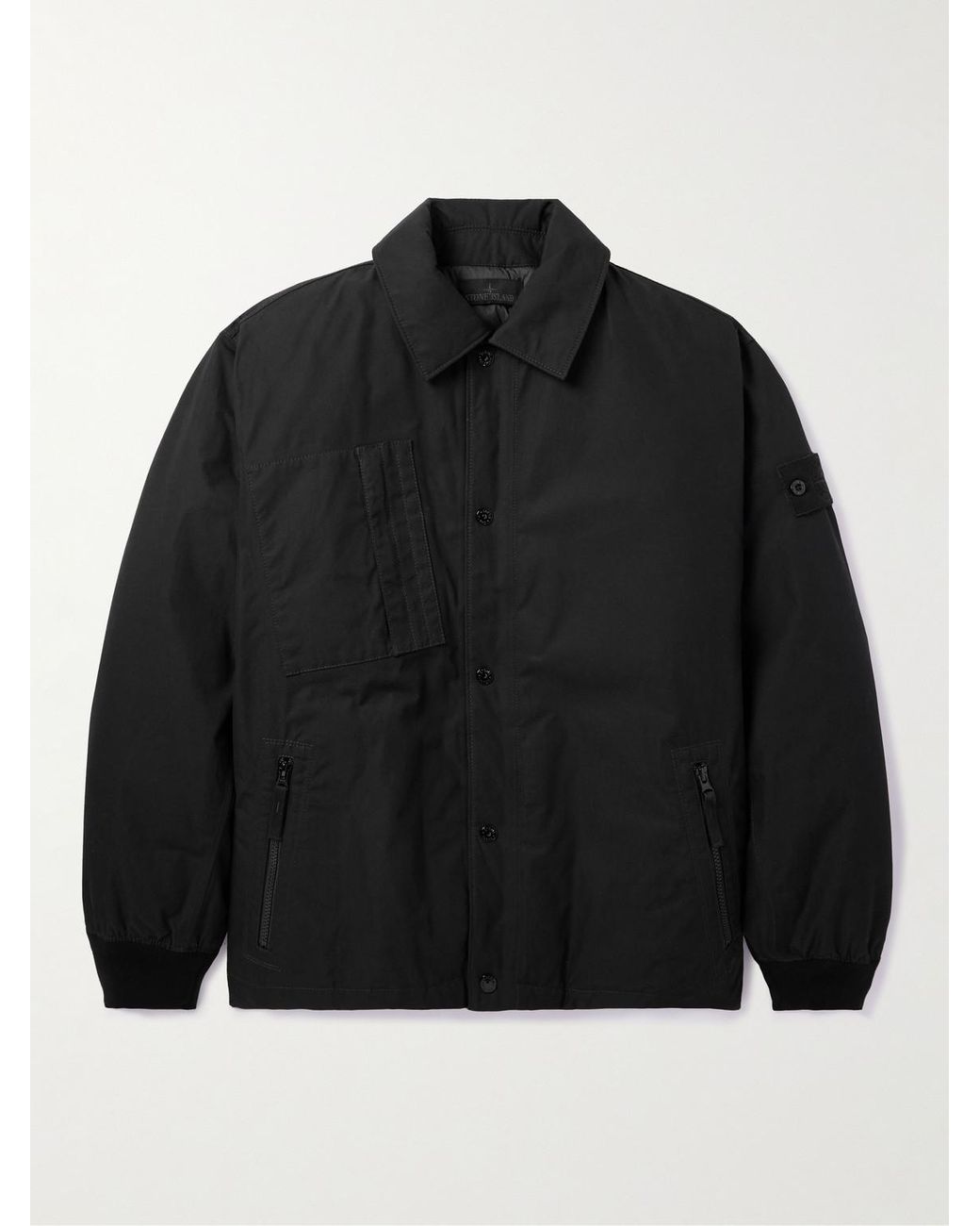 Stone Island Ghost O ventile Cotton Down Jacket in Black for Men