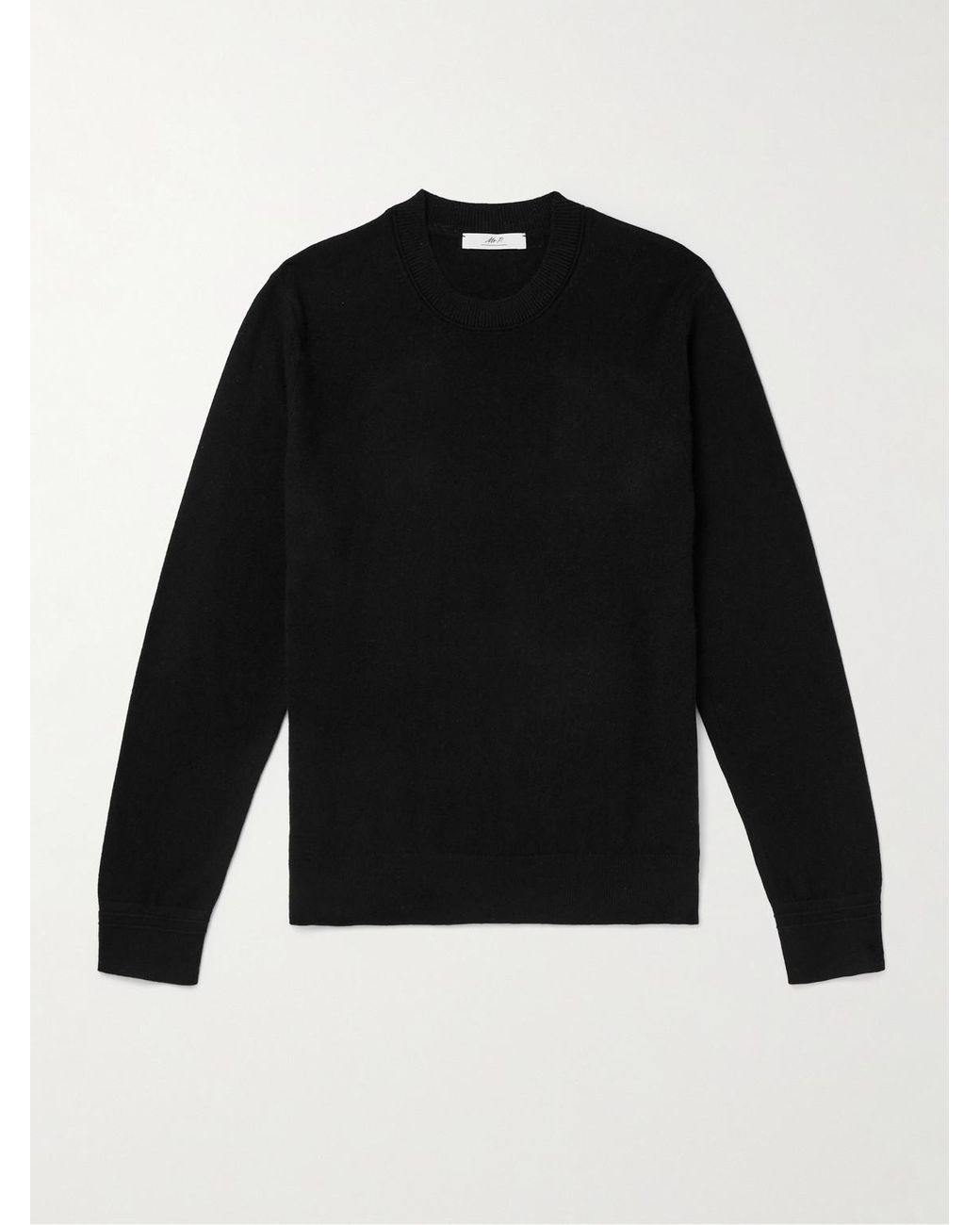 Mr P. Black Curtis Cashmere Sweater for men