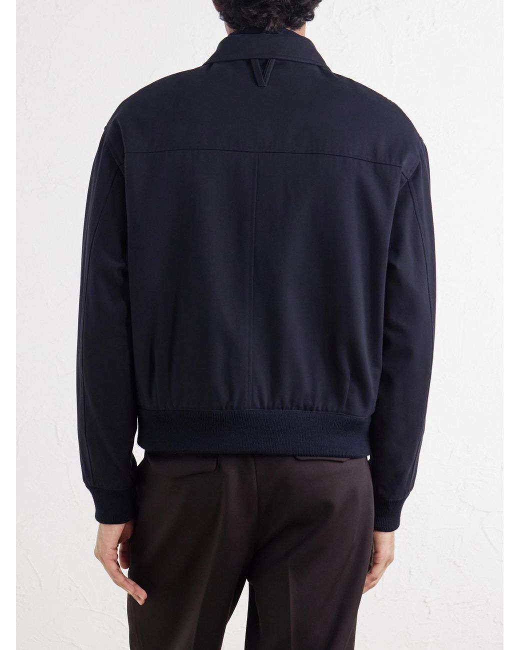Valstar Blue Colin Padded Cotton-Twill Bomber Jacket for men