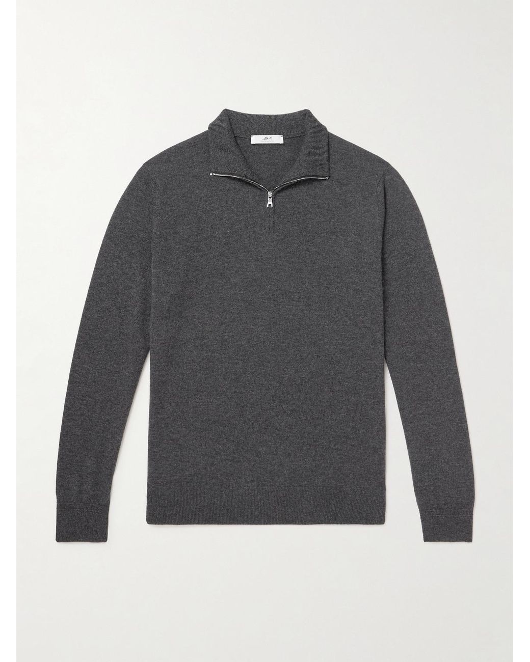 Mr P. Gray James Cashmere Half-zip Sweater for men