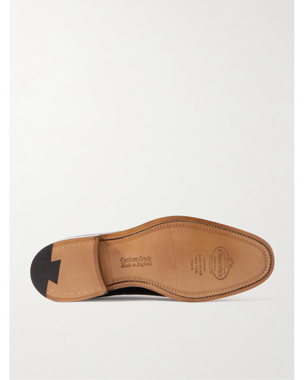 Church's Black Consul Leather Oxford Shoes for men