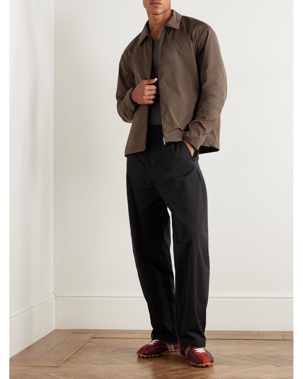 Amomento Padded Taffeta Jacket in Brown for Men | Lyst UK